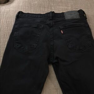 Levi's Black Denim Classic Fit Jeans